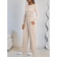 thumbnail image 3 of 2 Piece Lounge Sets for Women Fall Outfits 2025 Two Piece Travel Sweatsuits Business Casual Fashion Clothes, 3 of 12