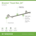 thumbnail image 4 of Symmons 583TB24 Braston 24" Towel Bar - Chrome, 4 of 7