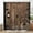 Wood Door, variant on Rustic Barn Door Shower Curtain 72Wx72H Inch Vintage Farmhouse Western lic Wooden Plank Cabin Barnwood Retro Country Bathroom Decor Fabric Polyester Waterproof 12 Pack Hooks