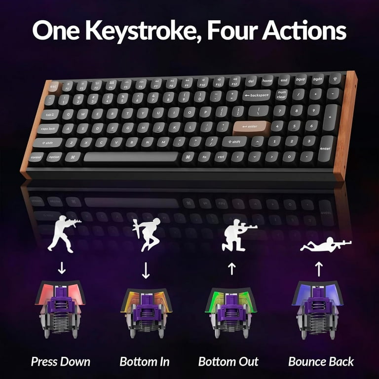 Keychron K4 HE 96% Wireless RGB Magnetic Switch Hall Effect