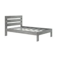thumbnail image 3 of Max & Lily Full Size Bed Frame, Farmhouse Solid Wood Platform Bed with Slatted Headboard, 3 of 9