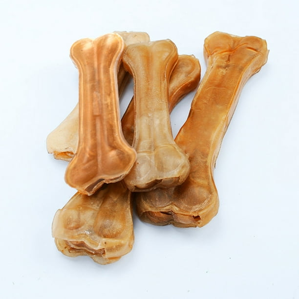 Tongliya Low value drainage products Pet molar bones cowhide bone pressed dog chews pet dog molar food dog treats dog molar sticks 5 inches