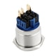 thumbnail image 2 of Interruptor de botón pulsador de metal de acero inoxidable de 25 mm de diámetro de Uxcell, 2 of 6