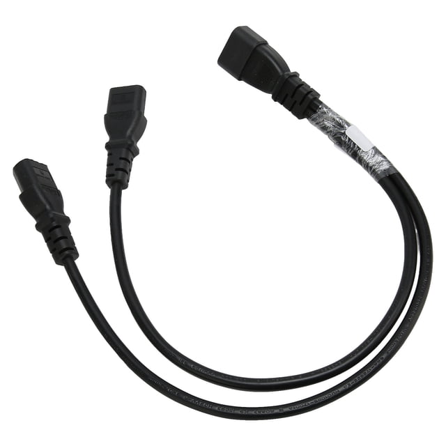C14 à 5 15R C13 Cordon, Matériau PVC Type Court Câble d'Alimentation pour Imprimante