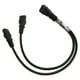 thumbnail image 4 of Cable adaptador divisor Y de servidor UPS de alimentación corta, único C14 a doble 5 15R C13, para Monitor de PC, impresora, 4 of 5