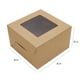 thumbnail image 1 of Caja de pastelería, embalaje para postres, tartas, cartón blanco, caja de cartón Kraft, 1 of 5