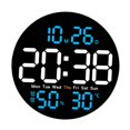 thumbnail image 3 of Reloj de pared BLESIY LED despertador digital Decoración interior, 3 of 8