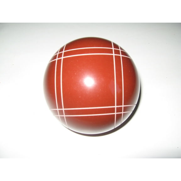 EPCO Replacement Bocce Ball with Close Curvey Stripes - Single red 110mm
