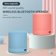 thumbnail image 2 of Mini Speaker Wireless Rechargeable Memory Card Loudspeaker HiFi Stereo Home Office Party Sound Box Music Player Black, 2 of 9