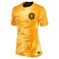 thumbnail image 2 of Women's Nike Orange Netherlands National Team 2022/23 Home Breathe Stadium Replica Blank Jersey, 2 of 3