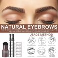 thumbnail image 5 of - 2pack Eyebrow Stamp Stencil Kit - 20pcs One Step Eyebrow Shaping Kit, 2 Brushes, Professional Brow Powder Waterproof Long-lasting Professiona, 5 of 5