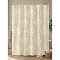 thumbnail image 4 of Fsddascl Retro Floral Shower Curtain Set - 36" x 78" Washable Bathtub Curtain with 12 Hooks, Vintage Ethnic Tribe Abstract Art Waterproof Fabric Stall Shower Curtains for Bathroom/Bathtub Décor, 4 of 6