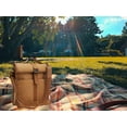 thumbnail image 7 of OMH Organize My Home Insulated Roll Down Lunch Bag With Shoulder Strap-Tan, 7 of 7