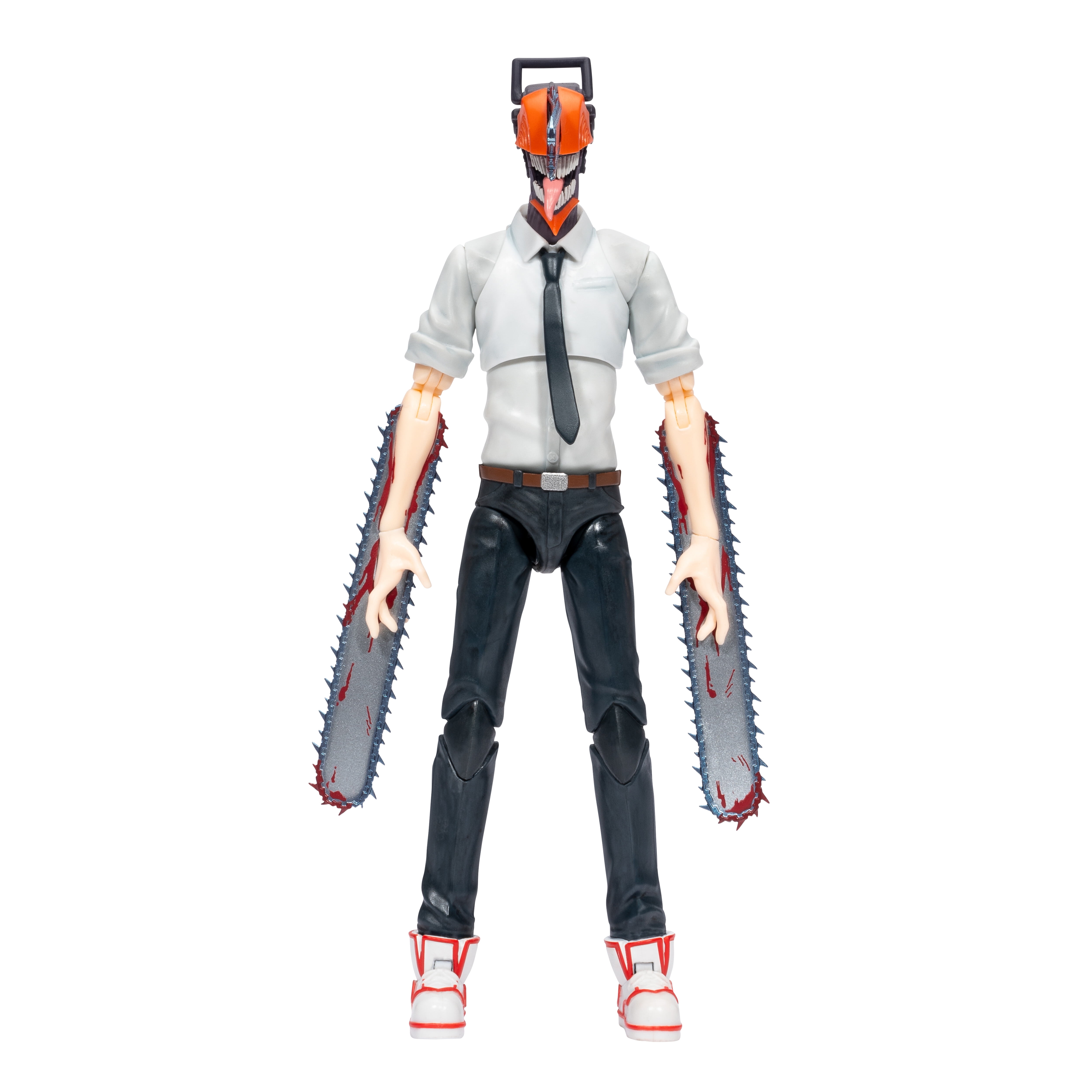 Total Anime Chainsaw Man - 6.5-Inch Figure with Alternate Head and Arms plus Swappable Mouthpiece
