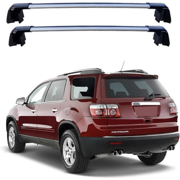 ROKIOTOEX Cougar Roof Rack Crossbars Fit for 2007-2016 Acadia Silver Crossbars.