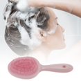 thumbnail image 2 of Unique Bargains Double-Sided Hair Shampoo Brush for Head Massage and Scalp Care Tool Pink, 2 of 6