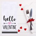 thumbnail image 3 of Hello Valentine Kitchen Towels Dish Towels, 18x26 Inch Love Hearts Anniversary Decoration Hand Towels Set of 2 (Pink), 3 of 6
