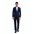 thumbnail image 1 of TZ Men's Premium Suit Blazer Jacket, Blue Plaid, 1 of 2