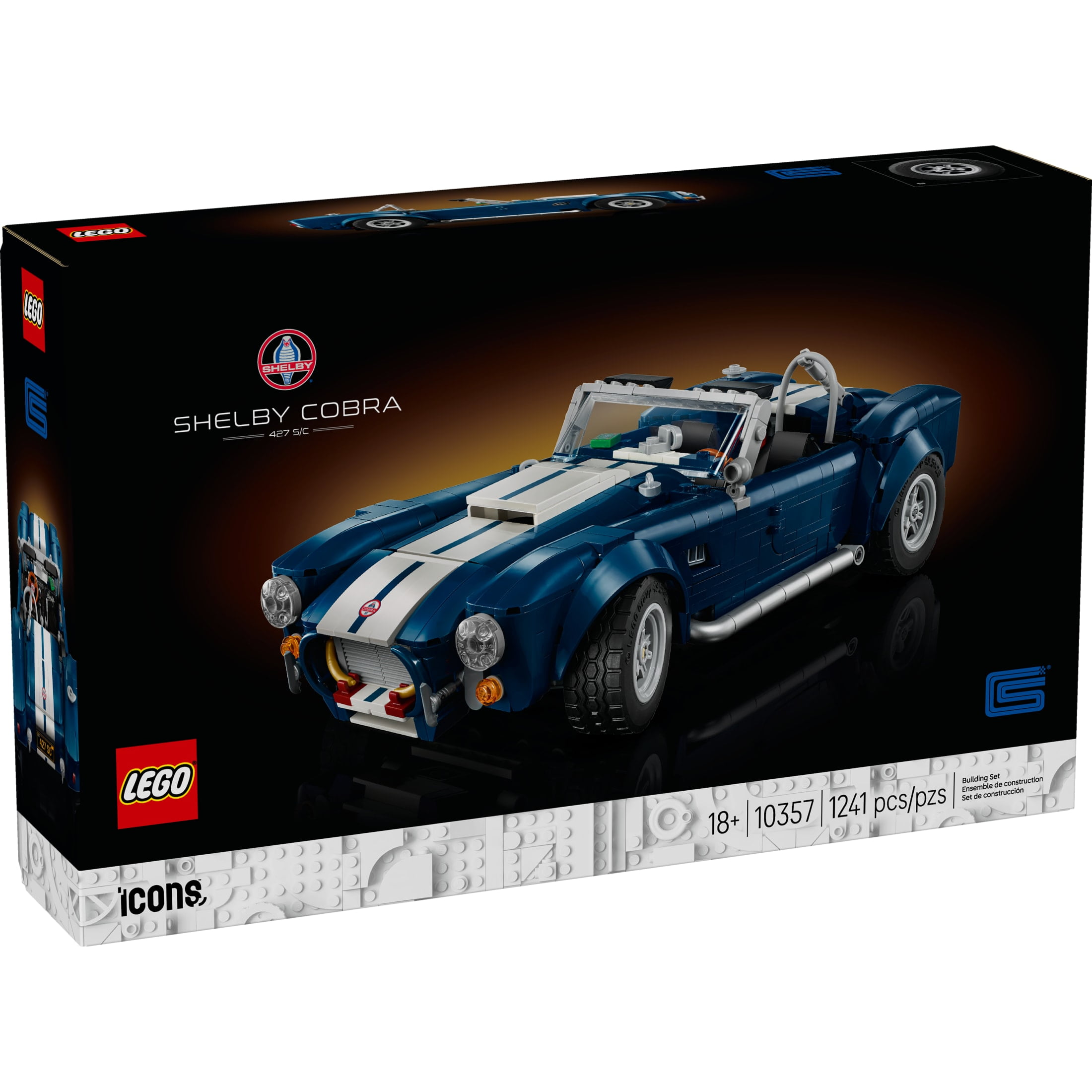LEGO Icons Shelby Cobra 427 SC Car Building Set 