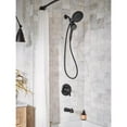 thumbnail image 2 of Moen Mikah 1-Handle Matte Black Tub and Shower Faucet, 2 of 6