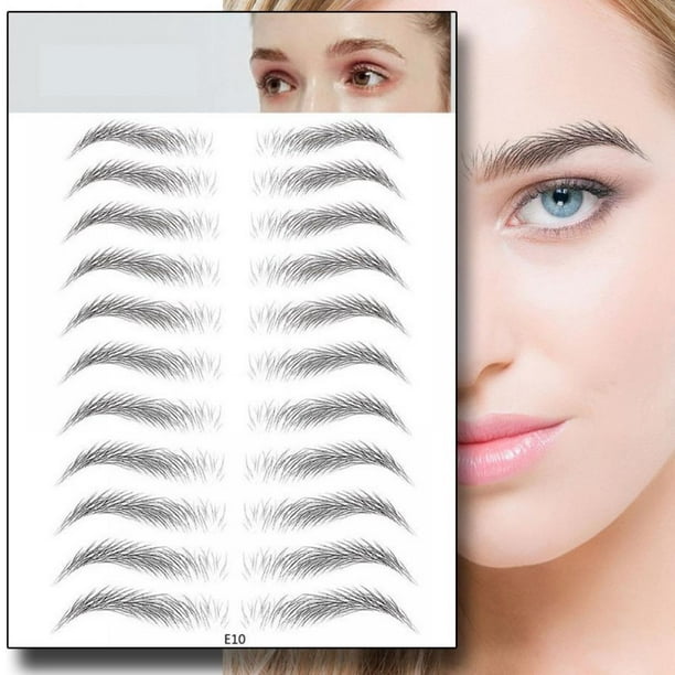 4D Hair-Like Authentic Eyebrows, Waterproof Imitation Ecological Natural Tattoo Eyebrow Stickers, Grooming Shaping Brow Shaper Makeup Eyebrow - 4D Hair-Like Authentic Eyebrows, Waterproof Imitation Ecological Natural Tattoo Eyebrow Stickers, Grooming Shaping Brow Shaper Makeup Eyebrow -