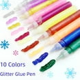 thumbnail image 6 of CCOCC 2026 New 10 Pcs Bulk Glitter Paint Pens,Assorted Colors Glue Pens Set,Non-Toxic Washable Glitter Glue Stick,For Diy Crafts Decorations Art Projects,Back to School By, 6 of 6