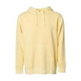 thumbnail image 2 of Independent Trading PRM4500 Unisex Midweight Pigment Dyed Hooded Pullover-Pigment Yellow-XL, 2 of 3
