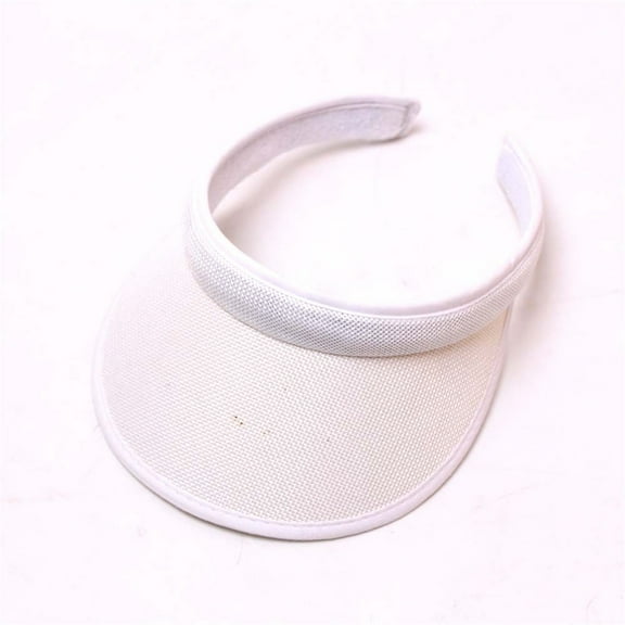 Unisex Linen-Textured Sun Visor Hat, Clip-On No Headband UV Protection Visor Cap, Adjustable One Size Summer Outdoor Hat, 15 Colors
