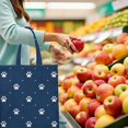 thumbnail image 4 of Sac Fourre-Tout en Toile pour Chien – Design Ludique Chiot et Queue Sac de Courses Réutilisable, 4 of 6