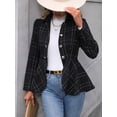 thumbnail image 4 of Ruffle Hem Collared Blazer, 4 of 4