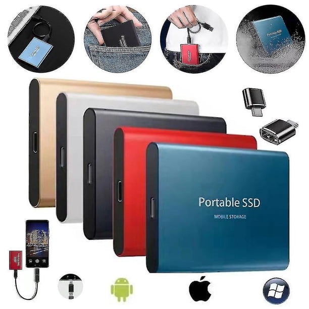 Disco Duro Externo Portátil De 8 Tb Hdd Para Pc Laptop Y Mac