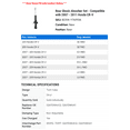 thumbnail image 2 of Rear Shock Absorber Set - Compatible with 2007 - 2011 Honda CR-V 2008 2009 2010, 2 of 2