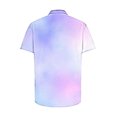 thumbnail image 5 of Zylanna Men's Turndown Collar Shirts, Summer Breathable Short Sleeve Button Down Gradient Color Casual Trouses for Men Purple Size 2XL, 5 of 5