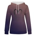 thumbnail image 4 of ShomPort Womens Cute Graphic Hoodies Sweatshirt Long Sleeve Pullover Fall Clothes (Dark Blue 84), 4 of 4