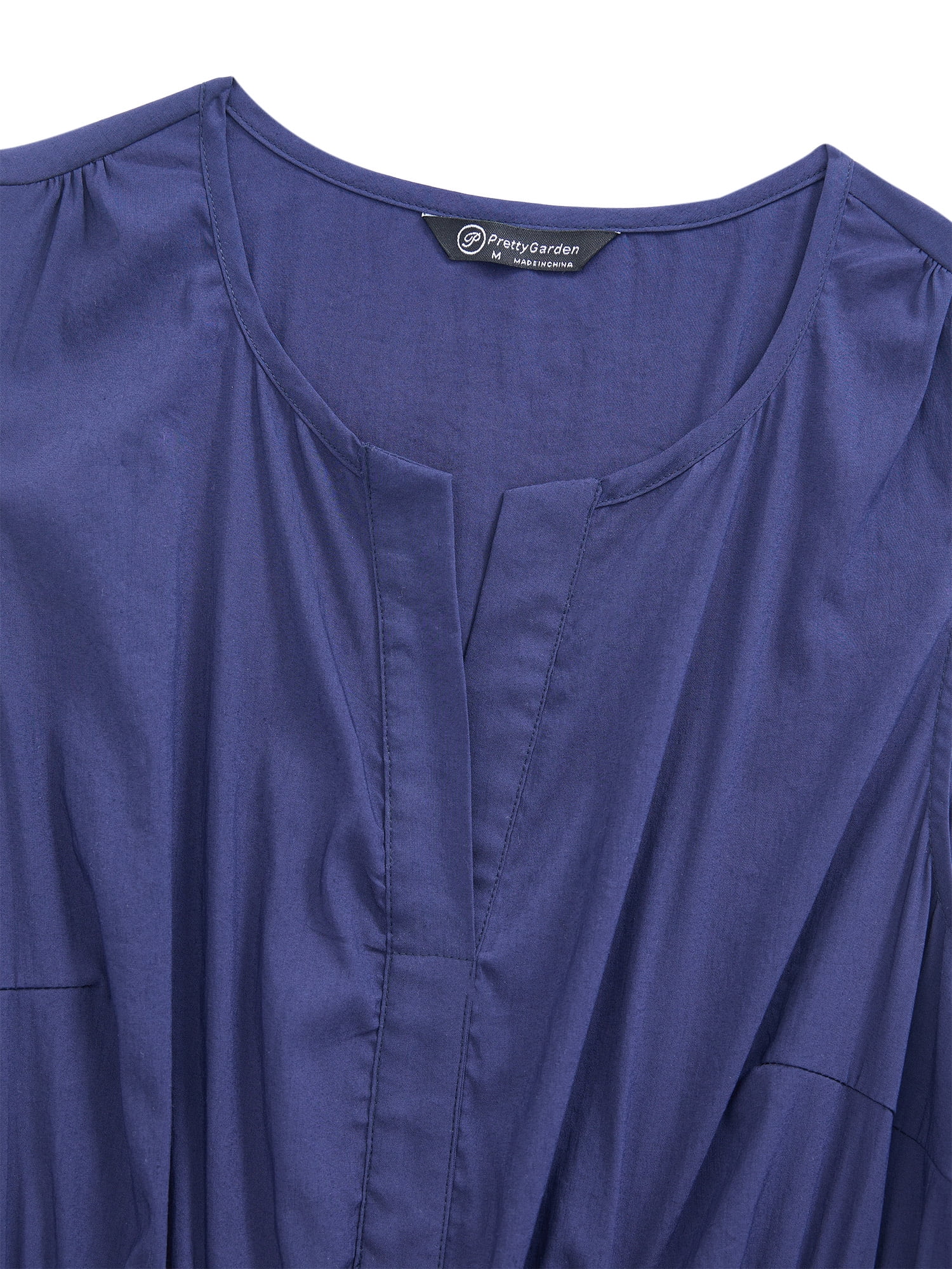 Pretty Garden Women's Short Sleeve Maxi Cap Sleeve Dress, Sizes S-XXL