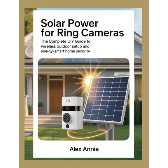 Solar Power for Ring Cameras: The Complete DIY Guide to Wireless Outdoor Setup and Energy-Smart Home Security, (Paperback)