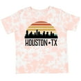 thumbnail image 3 of Inktastic Houston Texas Skyline Retro Boys or Girls Toddler T-Shirt, 3 of 5