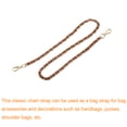 thumbnail image 3 of Unique Bargains Purse Chain Strap, 32' Purse Strap Shoulder Bag Replacement Strap, Brown&Gold, 3 of 6