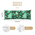 thumbnail image 3 of Balery Sea Turtle Funda Protectora para Almohada Corporal de Algodón Hipoalergénico con Cierre(55 x 21 pulgadas), Almohadas No Incluidas, 3 of 7