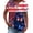 Dark Blue(American Flag Floral Print), variant on Iaqnaocc American Flag Tops for Women 4th Of July Short Sleeve Button Henley V Neck Independence Day American Flag Floral Print Tees Vintage Summer July 4th Celebration T Shirts for Women Yellow S