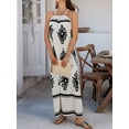 thumbnail image 6 of Summer Dress for Women 2025 Floral Sundress Spaghetti Strap Flowy Beach Vacation Boho Maxi Dresses S, 6 of 9