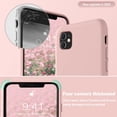 thumbnail image 2 of for iPhone 11 Case, Soft Liquid Silicone Slim Rubber Full Body Protective iPhone 11 Case Cover (with Soft Microfiber Lining) Design for iPhone 11 - Sand Pink, 2 of 7