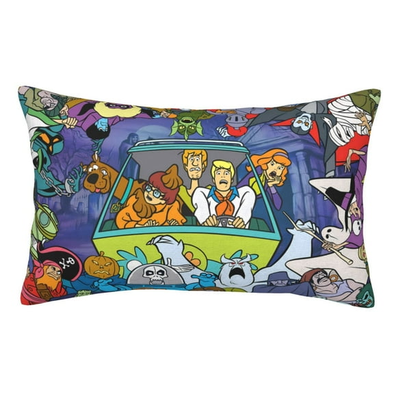 Saiise Scooby-Doo Bs Printed Pillowcases with Envelope Closure, Gift for Women Men-14"x20" (Pillow not included)