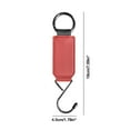 thumbnail image 3 of CxhicLuv Car Hook Auto Seatback Hanger Hidden Leather for Purses Bags Car Interior Supplies Space-Saving Hanging Drivers Commuters, Red, 3 of 6