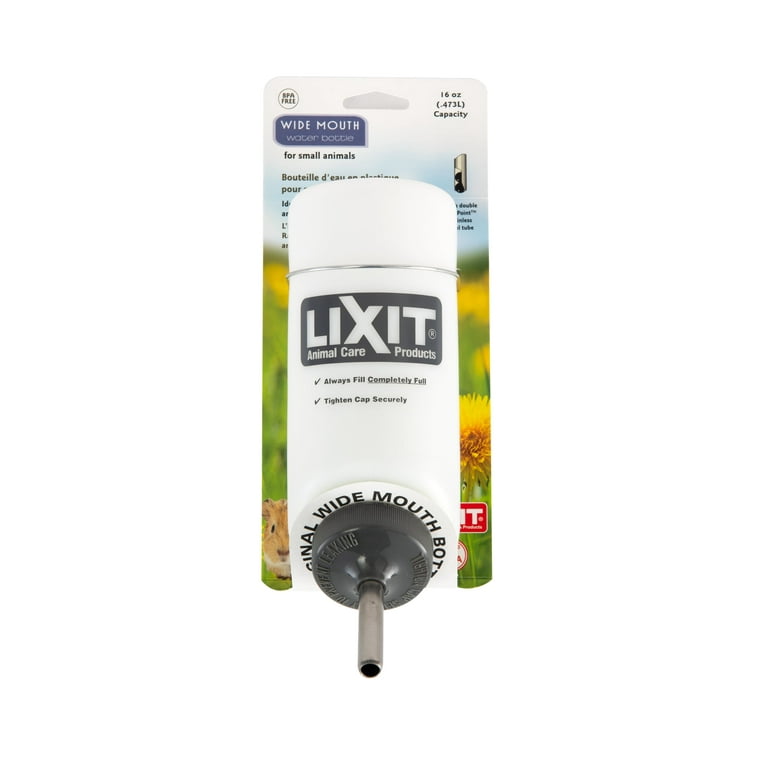 Lixit Wide Mouth Cage Water Bottles, 16 Oz, 2-Pack photo 2