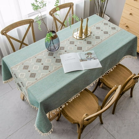 

QINGYU Waterproof Tablecloth Art Tablecloth Coffee Tablecloth 110*170cm