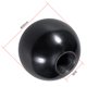 thumbnail image 3 of Uxcell M16 Rosca hembra 50mm Diámetro Perilla de bola de plástico negra 2 paquetes, 3 of 3