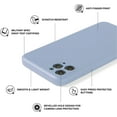 thumbnail image 4 of AslabCrew iPhone 12 Case Full Protection Silicone Liquid Solid Color Anti-Scratch Heavy Duty TPU Apple Smartphone Cover 6.1 Inch, Lavender Purple Lavender Purple 12 (6.1 inch), 4 of 6