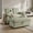 Cyan, variant on Double Sofa Recliner with Storage Ottoman, Manual Adjustable Reclining Loveseat with USB Charging Port, Phone Stand, and Soft Padded Armrests for Living Room, Apartment, and Home Theater