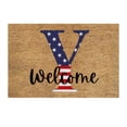 thumbnail image 3 of ViLaViDeca 4th Of July Door Mat Patriotic Doormat Entryway Rug Welcome Independence Day Doormat Stain And Fade Patriotic Decor Welcome Outdoor Mat Decorative For Home, 3 of 4